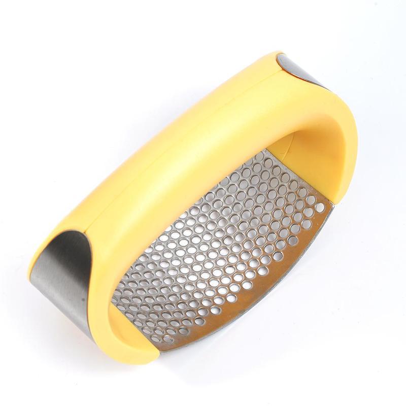 Stainless Steel Garlic Press - 304 Stainless Steel Manual Garlic Crusher