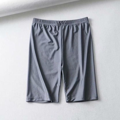 High Waist Biker Shorts - Women's Athletic Compression Shorts
