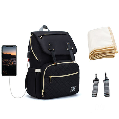Multifunctional Diaper Bag - Large Capacity Oxford Cloth with Multiple Carry Options