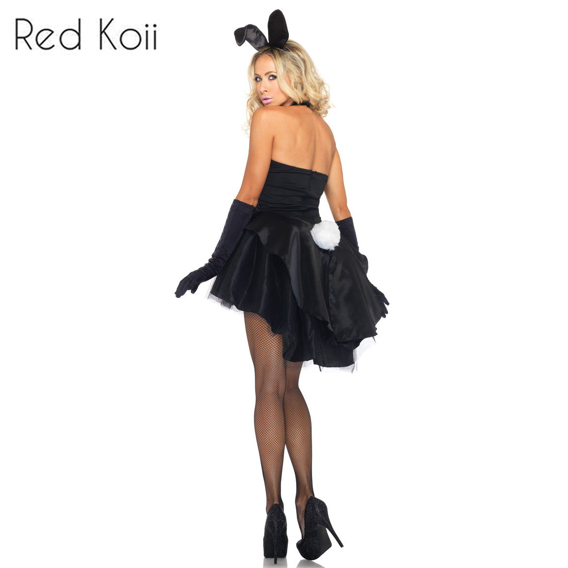 Women's Bunny Cosplay Lingerie Set - Three-Piece Costume with Accessories