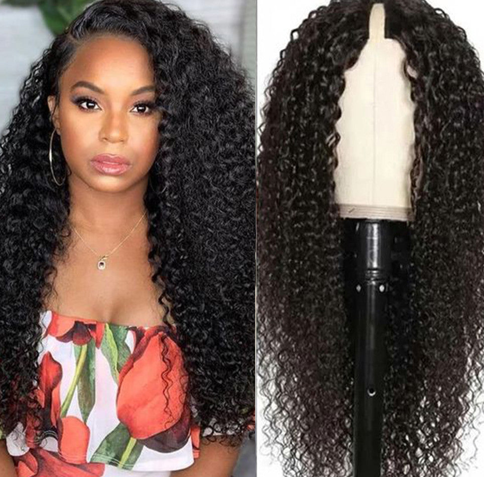 Full Mechanism Human Hair Wig - Hand-Woven Natural Texture Headgear