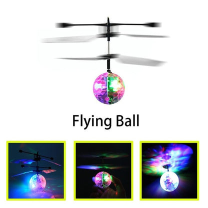 LED Infrared Induction Flying Ball Toy - Magic Hover Ball with USB Charging