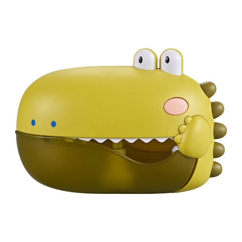 Dinosaur Baby Bath Bubble Machine - Wall-Mounted with Music for Bath Time Fun