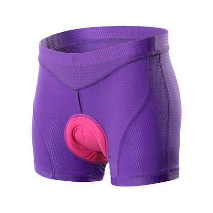 Women's Cycling Pants with Silicone Cushion - Padded Bike Shorts for Comfort