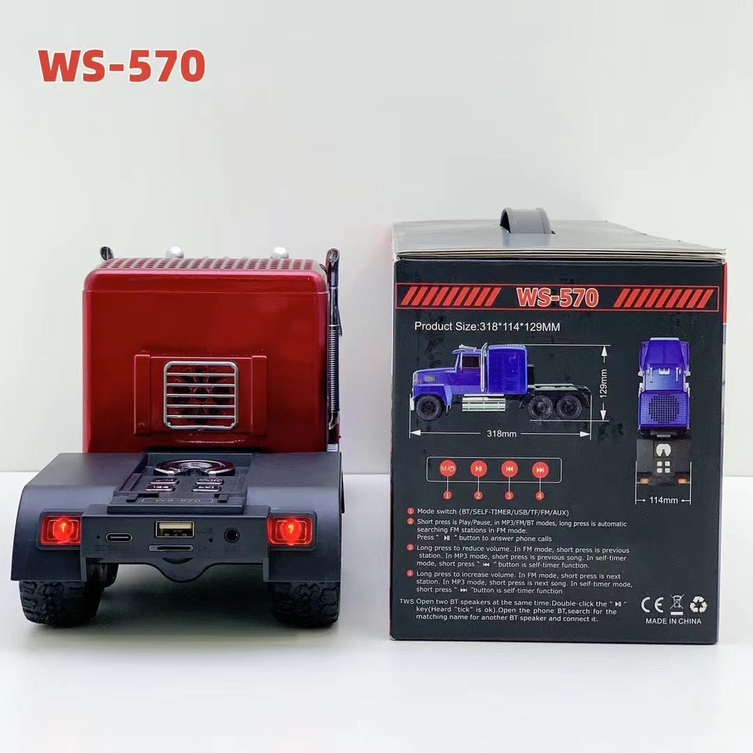 Retro Car Model Wireless Bluetooth Speaker - 15W Portable Audio with Call Function
