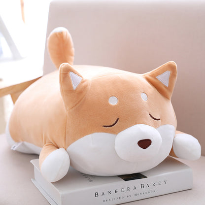 Shiba Inu Plush Toy - Soft Stuffed Dog Pillow for Kids & Decor