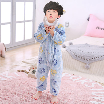 Infant Flannel Pajamas - Soft Autumn Winter Sleepwear for Babies