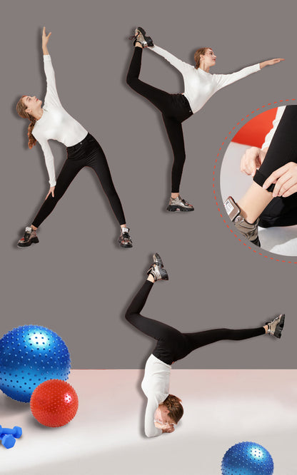 Black Stretch Leggings - Thin Fitted Outer Wear Pants