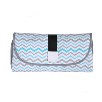 Portable Waterproof Diaper Changing Pad with Toy Links - Foldable Mat