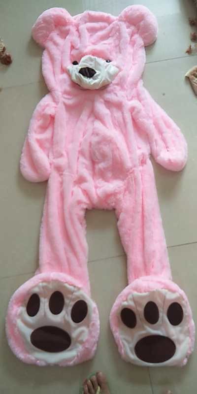 Giant Teddy Bear Plush Toy Shell - Unfilled Soft Fabric Cover