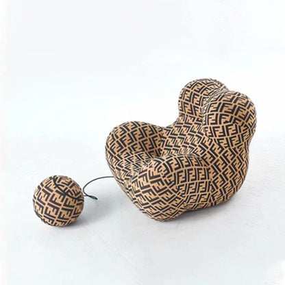 Leisure Integrated Shaping Cotton Ice Silk Lazy Sofa - Bean Bag Chair