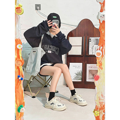 Women's Checkerboard Large Toe Retro Casual Sports Shoes - Comfortable Sneakers