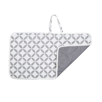 Portable Waterproof Diaper Changing Pad with Toy Links - Foldable Mat