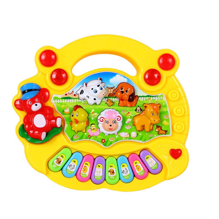 Farm Animal Piano Keyboard - Educational Musical Toy for Babies & Toddlers