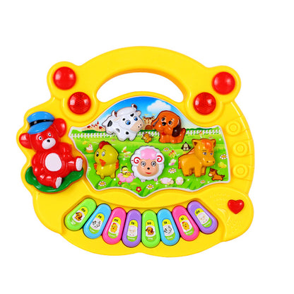 Farm Animal Piano Keyboard - Educational Musical Toy for Babies & Toddlers