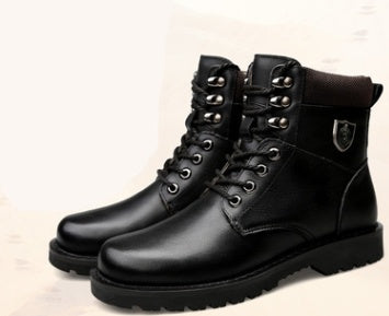 Men's Premium Genuine Leather Boots - First Layer Cowhide