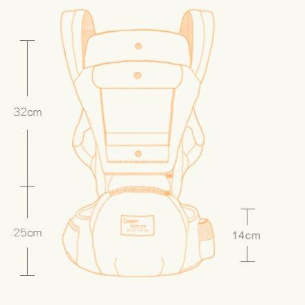 Multi-Functional Baby Hip Seat Carrier - Ergonomic Waist Stool for Infants