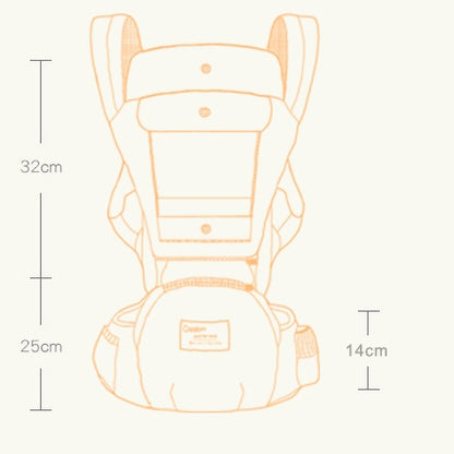 Multi-Functional Baby Hip Seat Carrier - Ergonomic Waist Stool for Infants