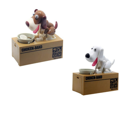 Robotic Dog Coin Bank - Interactive Piggy Bank Money Box for Kids