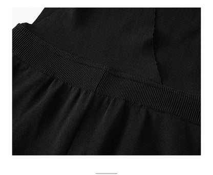 Sleeveless High Waist Strap Casual Knit Jumpsuit
