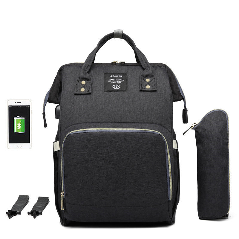 Multifunctional Diaper Bag - Large Capacity Oxford Cloth with Multiple Carry Options