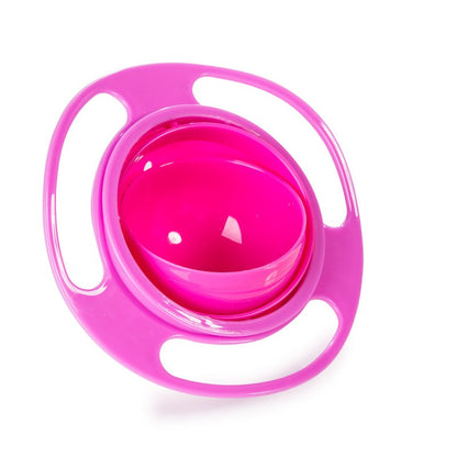360° Rotating Spill-Proof Baby Bowl - Universal No-Mess Feeding Dish