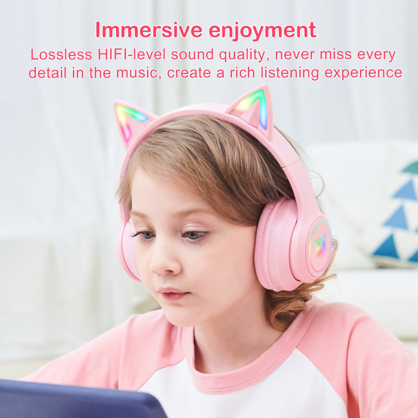 ONIKUMA B90 Bluetooth Gaming Headset with RGB Lighting