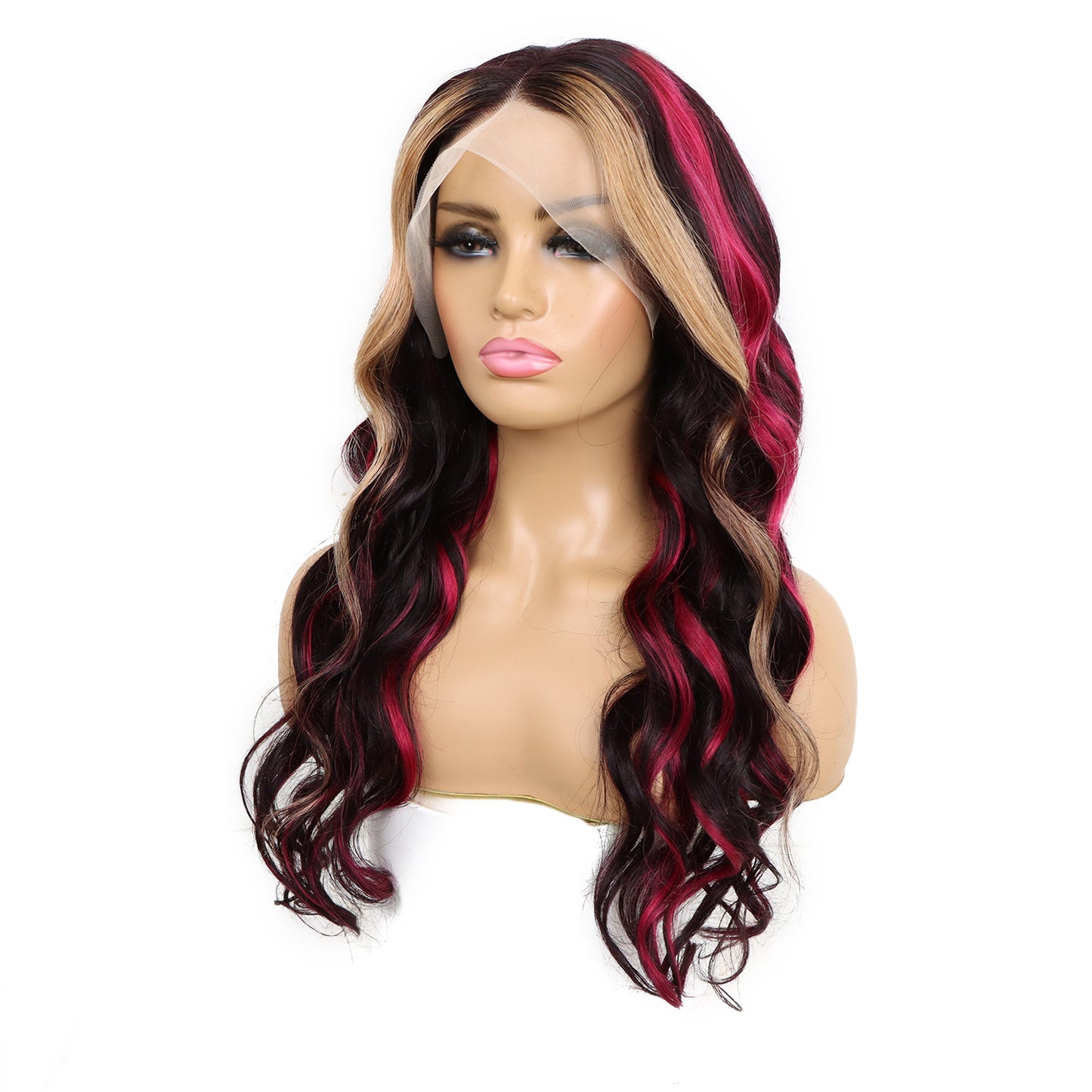 Hand-Woven Human Hair Lace Front Wig - 210% Density Former Lace Cap Wig