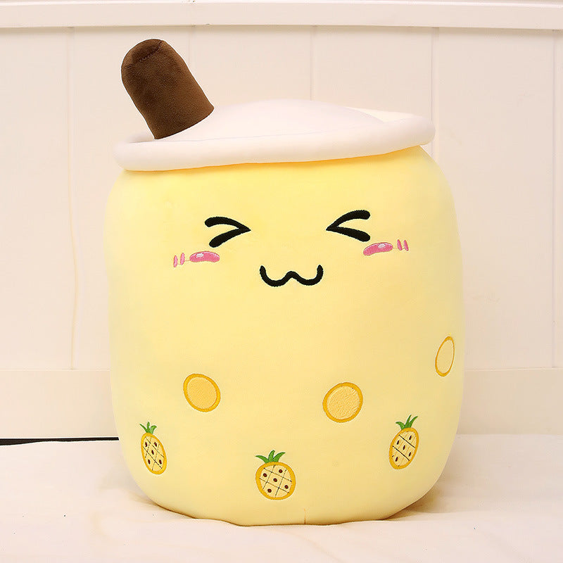 Plush Bubble Tea Pillow Cushion - Soft Stuffed Drink Toy