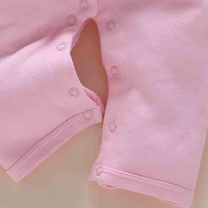 Cotton Baby Romper Jumpsuit - Newborn Bodysuit with Removable Cap
