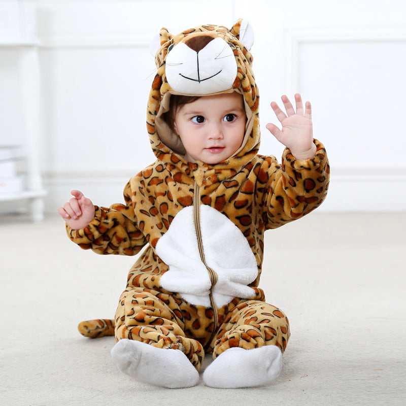 Baby Cotton Flannel Romper - Soft Winter Autumn Bodysuit