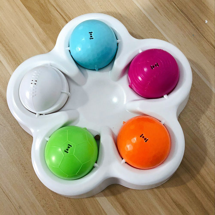 Pet IQ Slow Feeder Puzzle Toy - Interactive Food Finding Bowl for Dogs