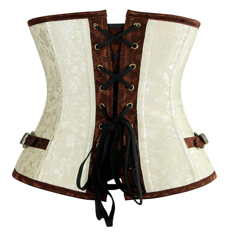 Women's Shapewear Corset with Shorts - 12 Bone Support Body Sculpting Set