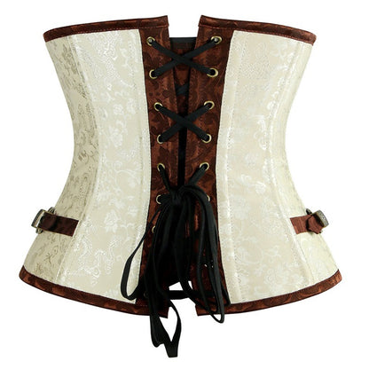 Women's Shapewear Corset with Shorts - 12 Bone Support Body Sculpting Set