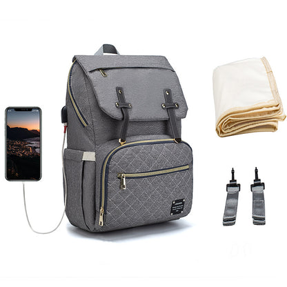 Multifunctional Diaper Bag - Large Capacity Oxford Cloth with Multiple Carry Options