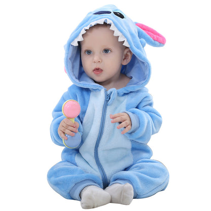 Baby Cotton Flannel Romper - Soft Winter Autumn Bodysuit