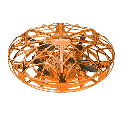 UFO Mini Drone - Infrared Sensing Flying Helicopter with Hand Control & USB Charging