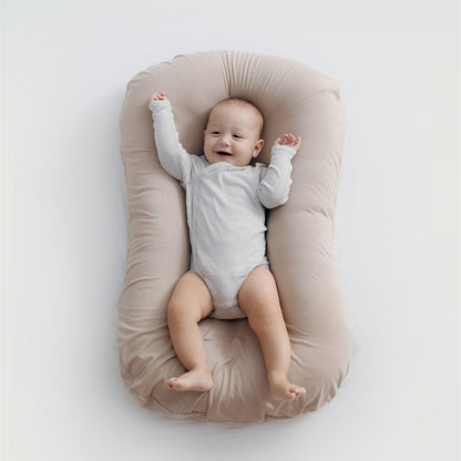 Baby Nest Bed - Portable Cotton Crib for Newborns & Infants 0-3 Years