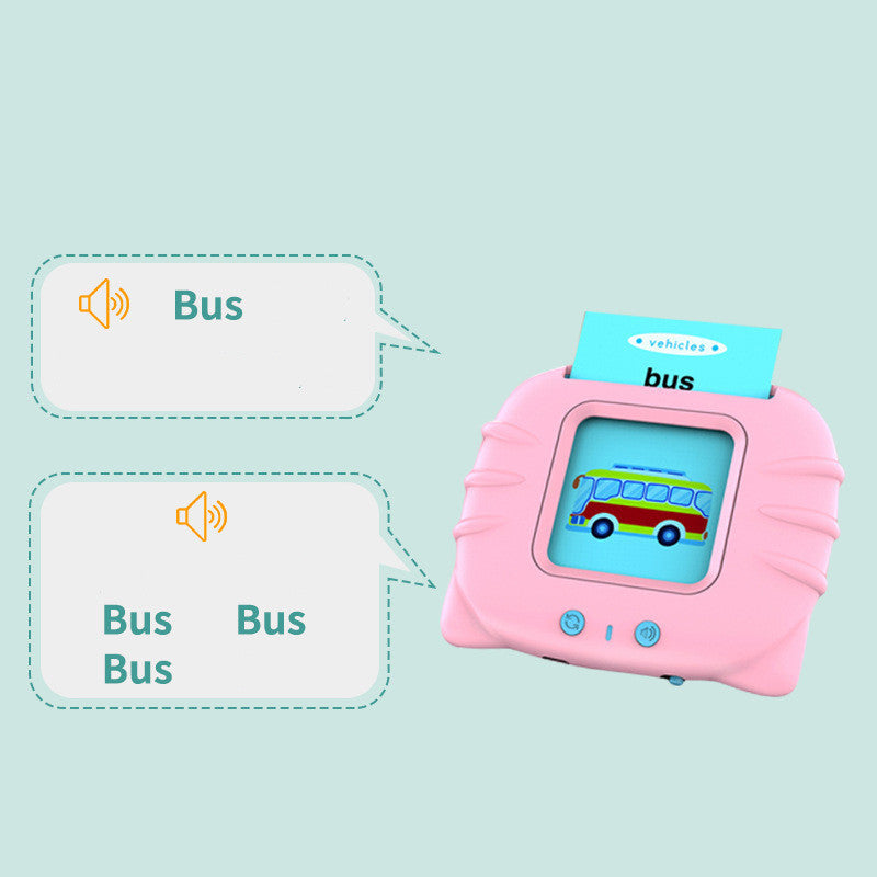 Bilingual Flashcard Learning Machine for Kids – Early Education Story & Word Card Reader