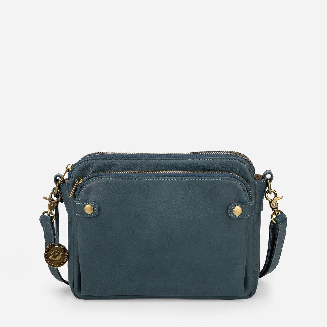 Women's Quilted Crossbody Bag - Vegan Leather Shoulder Messenger Purse