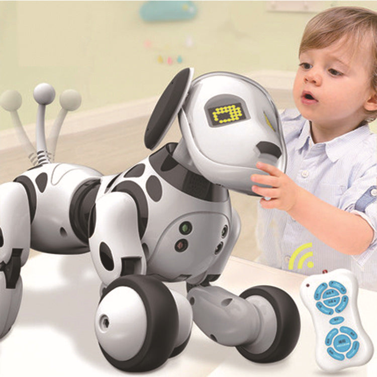 Smart Interactive Robot Dog Toy | Touch Sensing, Singing, Dancing & Animated Eyes