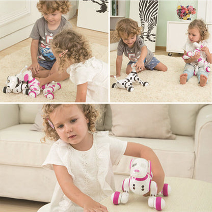 Smart Interactive Robot Dog Toy | Touch Sensing, Singing, Dancing & Animated Eyes