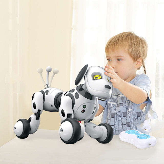 Smart Interactive Robot Dog Toy | Touch Sensing, Singing, Dancing & Animated Eyes