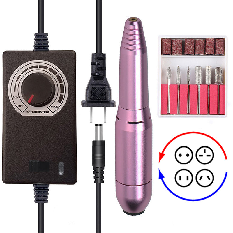 Professional Electric Nail Drill Machine - 35000 RPM Manicure & Polishing Tool