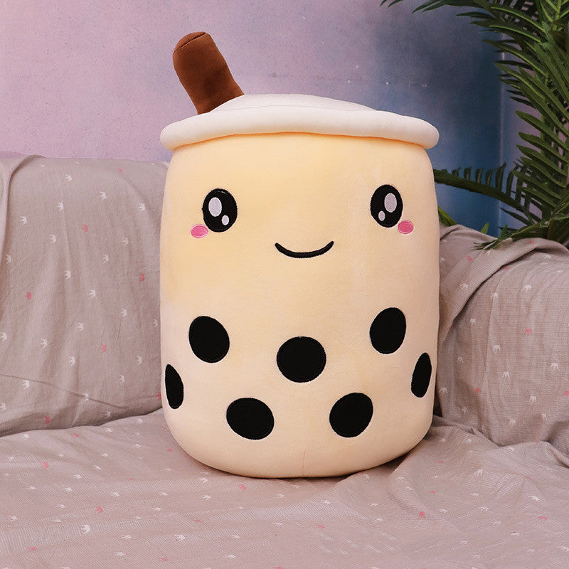 Plush Bubble Tea Pillow Cushion - Soft Stuffed Drink Toy