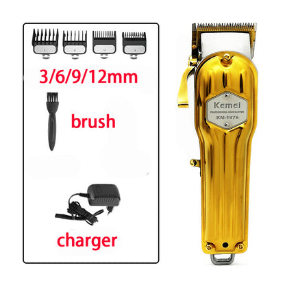 Electric Hair Clipper - USB Rechargeable Metal Blade with LCD Display