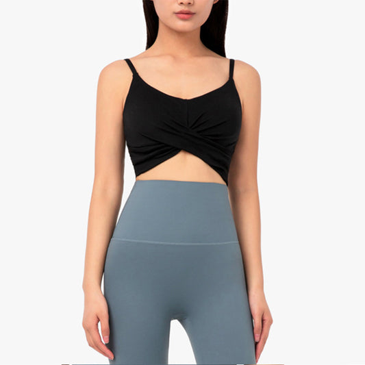 Full Cup Sports Bra - Yoga and Fitness Support with Adjustable Straps