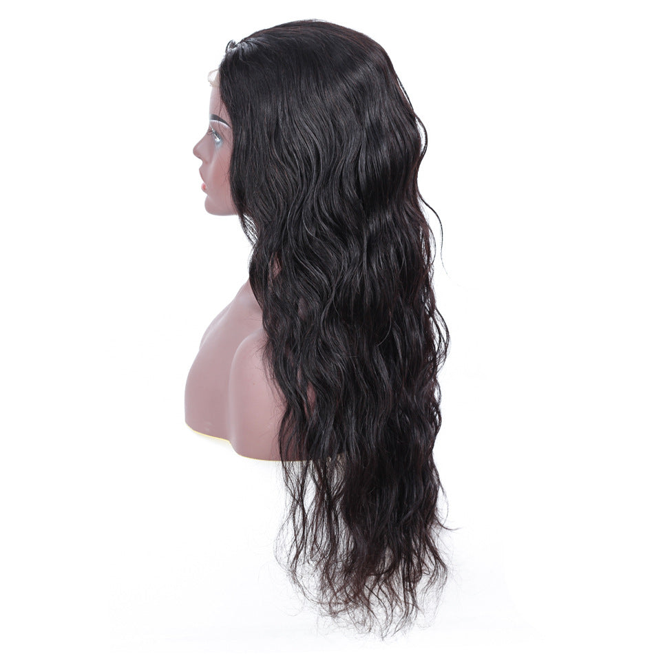 Body Wave Human Hair Lace Front Wig - 13x4 Hand-Woven Natural Texture