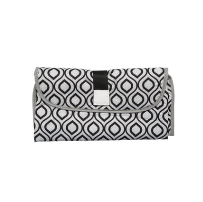 Portable Waterproof Diaper Changing Pad with Toy Links - Foldable Mat