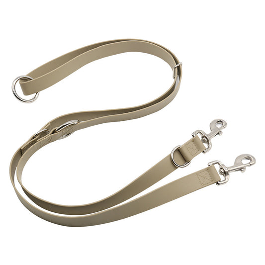 Waterproof Multifunctional Pet Leash - Durable PVC Dog Lead in 10 Colors